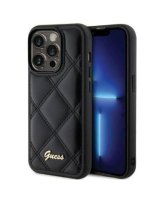  Guess Apple iPhone 15 Pro HC PU QUILTED METAL LOGO Black 