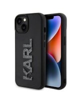  Karl Lagerfeld Apple iPhone 15 HC 3D LOGO GLITTER Black 