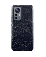  iLike Xiaomi 12 Pro Burga Drifting Shores - Line Art Tough Case 