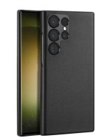  Dux Ducis - Galaxy S23 Ultra elegant case made of artificial leather Black 