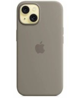  Apple - iPhone 15 Silicone Case with MagSafe - Clay 