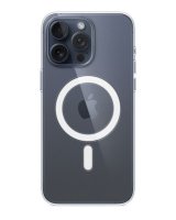 Apple - iPhone 15 Pro Max Clear Case with MagSafe Clear 