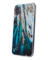  iLike Samsung Galaxy A54 5G feathers Gold Glam case 