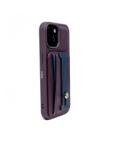  iLike Apple iPhone 13 LEATHER POCKET STAND COVER Purple 