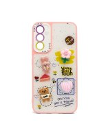  iLike Apple iPhone 15 EPOXY CARTOON COVER Pink 