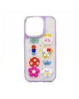  iLike Apple iPhone 14 EPOXY CARTOON COVER Purple 