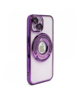  iLike Apple iPhone 15 Pro Max IH MAGSAFE HIDDEN STAND COVER Purple 