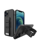  Wozinsky Samsung Galaxy A52s 5G / A52 5G / A52 4G case Gel Lanyard with Chain Purse Lanyard Black 