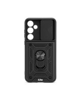  iLike Samsung Galaxy A35 Protective Case With Camera Protection And Ring Black 