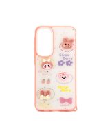  iLike Samsung Galaxy A35 EPOXY CARTOON COVER White Pink 