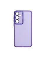  iLike Samsung Galaxy A55 Transparent Case and Camera Protection Purple 
