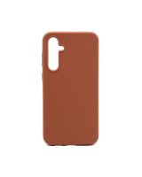  Connect Samsung Galaxy S23 FE Premium Quality Magnetic Soft Touch Silicone Case Saddle Brown 