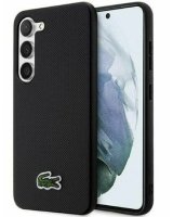  Lacoste Samsung Galaxy S24 Hardcase Iconic Petit Pique MagSafe Black 