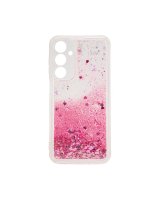  iLike Samsung Galaxy A15 Silicone Case Water Glitter Pink 