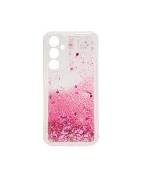  iLike Samsung Galaxy A35 Silicone Case Water Glitter Pink 