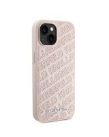  Karl Lagerfeld Apple iPhone 15 Quilted K Pattern Case Pink 