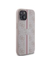  Guess Apple iPhone 15 Case Cover 4G Printed Stripes Pink 