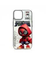  iLike Apple iPhone 15 PC Silicone Case Spider Sense White Red 