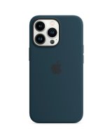  Apple - iPhone 13 Pro Silicone Case with MagSafe Abyss Blue 
