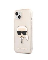  Karl Lagerfeld Apple iPhone 13 TPU Full Glitter Head Case Gold 