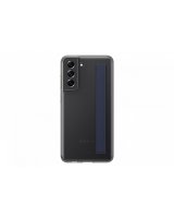  Samsung Galaxy S21 FE Clear Strap Cover Case Dark Gray 