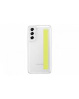 Samsung Galaxy S21 FE Clear Strap Cover Case White 