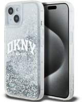  DKNY Apple iPhone 15 hardcase Liquid Glitter Big Logo Black 