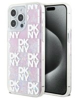 DKNY Apple iPhone 15 Pro Max 6.7 hardcase Liquid Glitter Multilogo Pink 