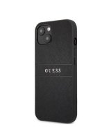  Guess Apple iPhone 13 Mini PU Leather Saffiano Case Black 