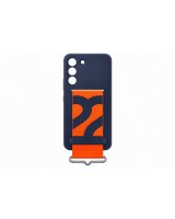  Samsung Galaxy S22 Silicone Cover with Strap Navy 