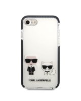 Karl Lagerfeld Apple iPhone 7/8/SE2020/SE2022 TPE Karl and Choupette Kryt White 