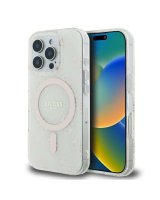  Guess Apple iPhone 16 Pro hardcase IML 4G Background MagSafe White 