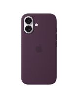 Apple - iPhone 16 Silicone Case with MagSafe - Plum 
