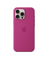  Apple - iPhone 16 Pro Max Silicone Case with MagSafe Fuchsia 