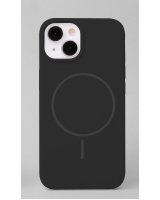  iLike Apple iPhone 15 Soft Touch Silicone case With Magnetic Black 