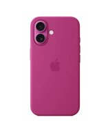  Apple - MYYE3ZM/A Apple Silicone Magsafe Cover for iPhone 16 Plus Fuchsia 