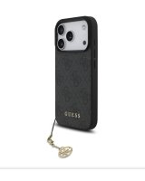  Guess Apple iPhone 17 Pro Tone on Tone 4G Charm Case Gray 