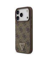  Guess Apple iPhone 17 Pro Silicone case with MagSafe Strass Logo Brown 