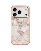  Guess Apple iPhone 17 Pro Max Silicone case with MagSafe Jungle Tonal Triangle Pink 