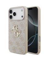  Guess Apple iPhone 17 Pro Max Silicone case with MagSafe Big Logo Pink 