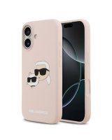  Karl Lagerfeld Apple iPhone 17 Liquid Silicone Double Heads MagSafe Case Pink 