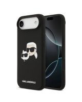  Karl Lagerfeld Apple iPhone Air Liquid Silicone Double Heads MagSafe Case Black 