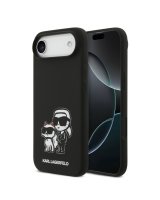  Karl Lagerfeld Apple iPhone Air Liquid Silicone K&CH Sketch MagSafe Case Black 