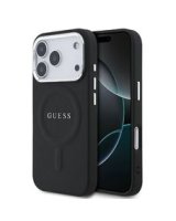  Guess Apple iPhone 17 Pro PU Saffiano MagSafe Case Black 