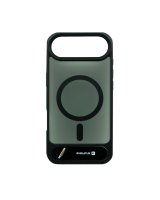  Evelatus Apple iPhone 17 Air Rubber Coated MagSafe With Stand Case Black 