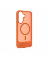  Evelatus Samsung Galaxy A57 Rubber Coated MagSafe With Stand Case Orange 