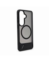  Evelatus Samsung Galaxy S26 Rubber Coated MagSafe With Stand Case Black 
