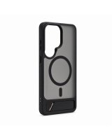  Evelatus Samsung Galaxy S26 Ultra Rubber Coated MagSafe With Stand Case Black 