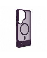  Evelatus Samsung Galaxy S26 Ultra Rubber Coated MagSafe With Stand Case Purple 