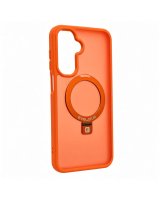  Evelatus Samsung Galaxy A17 4G / A17 5G Shield Case With MagSafe & Stand Matte Ring Orange 